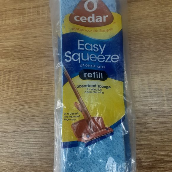 O Cedar Other 3 O Cedar Easy Squeeze Sponge Mop Refill New In Original Packaging Poshmark